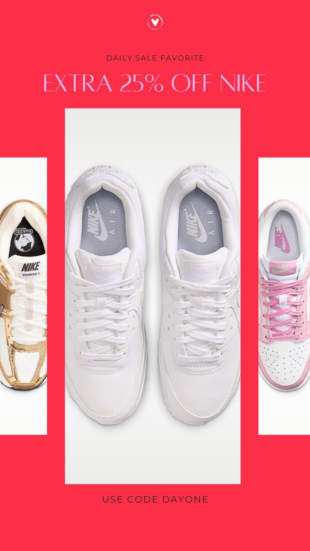 Run, don't walk! 👟 Nike is offering an extra 25% off with code DAYONE, and it's the perfect excuse to refresh your sneakers and workout wardrobe. Whether you're headed to the gym or just love a cute everyday sneaker, these deals are worth checking out! 🤍

#LTKootd #LTKActive #LTKSaleAlert