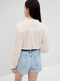 Crinkle Gauze Shirt | Gap (CA)