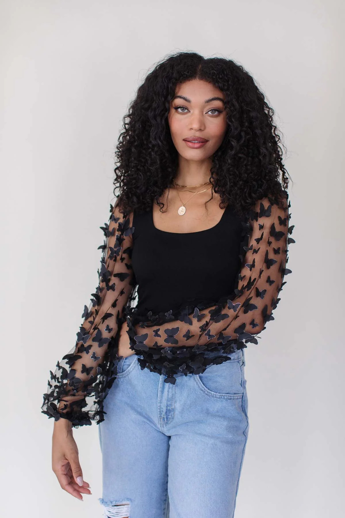 RESTOCK - Butterfly Sleeve Bodysuit - FINAL SALE | The Post