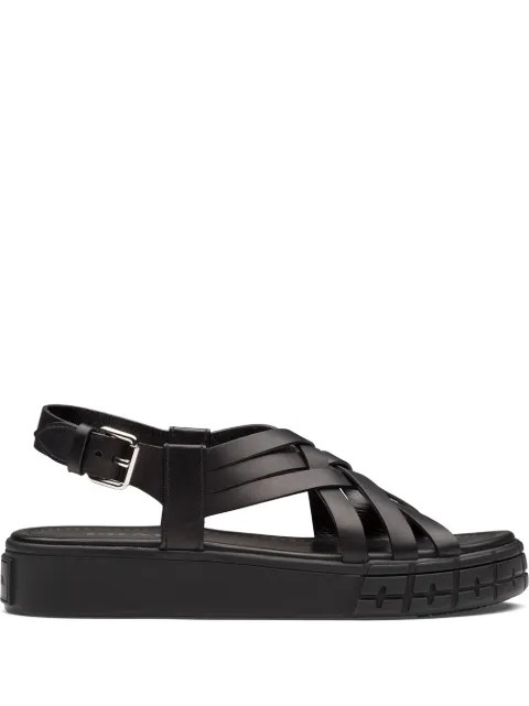 strappy 30mm flatform sandals | Farfetch (US)