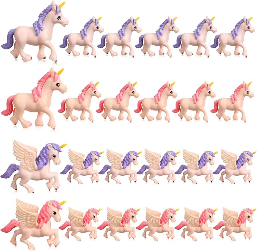 Mini Unicorn Lovely Flying Horse Unicorn Figurine Unicorn Cake Toppers Cake Decoration Miniature ... | Amazon (US)