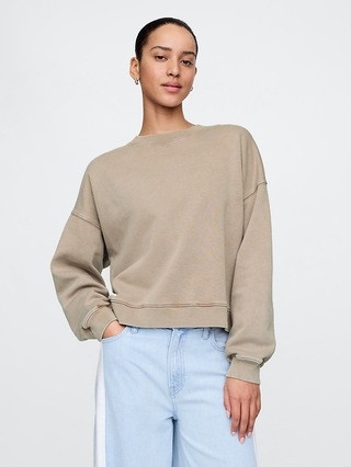 VintageSoft Wedge Crewneck Sweatshirt | Gap (US)