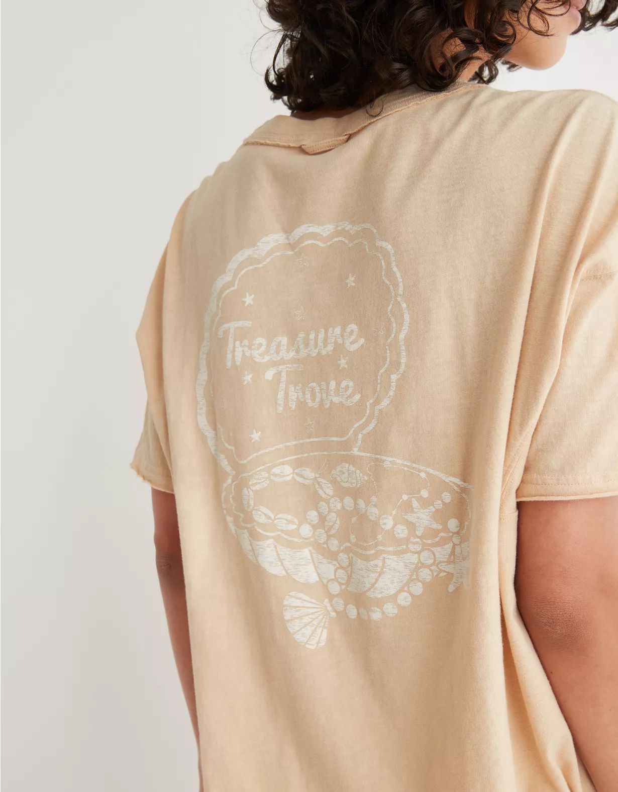 Aerie Graphic Oversized Boyfriend T-Shirt | Aerie