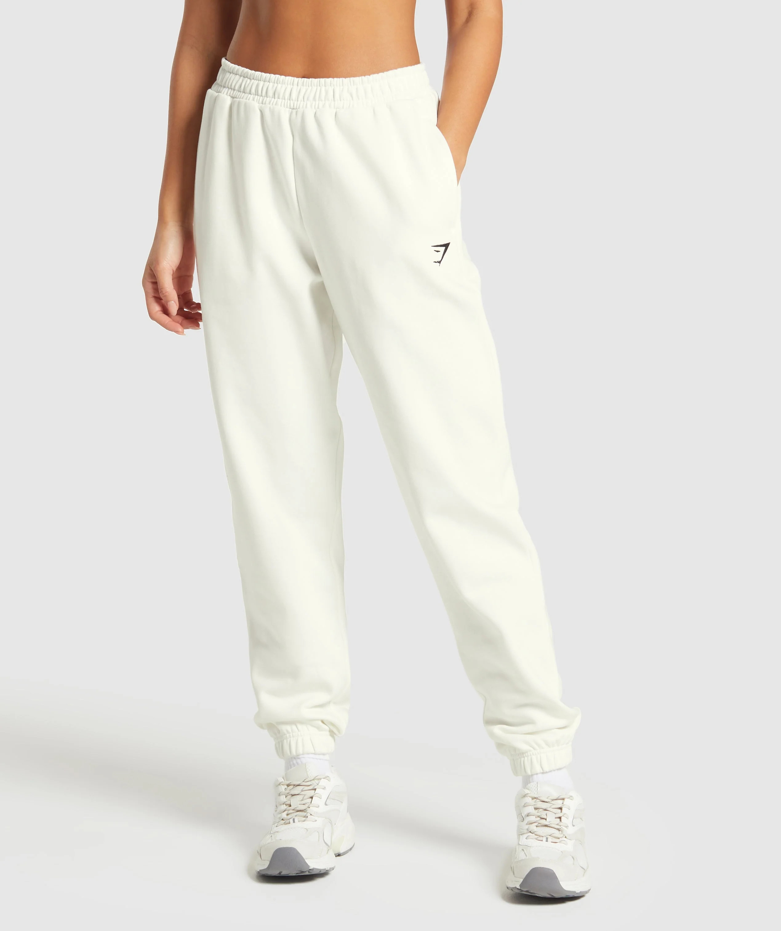 Gymshark Training Fleece Joggers - Soft White | Gymshark US