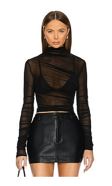 h:ours Jezel Top in Black from Revolve.com | Revolve Clothing (Global)