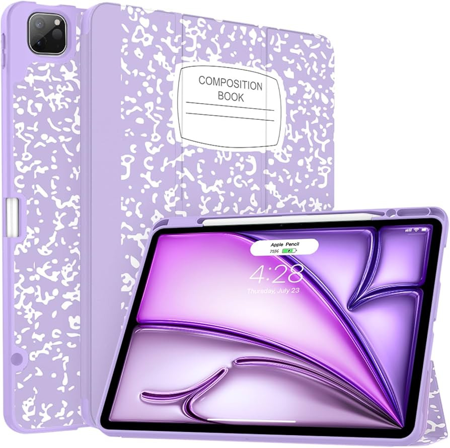 Soke Case for iPad Air 13 Inch (M4/M3/M2,2026-2024), Book Lilac | Amazon (US)