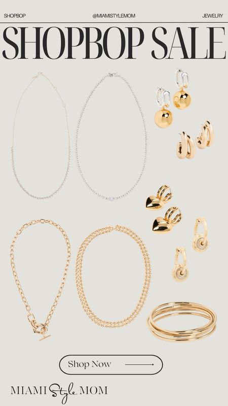 My favorite jewelry picks from the Shopbop sale!🤍

Shopbop sale. Gold chain necklace. Golf earrings. Mini hoop earrings. Tennis necklace. Bangles.

#LTKstyletip #LTKsalealert