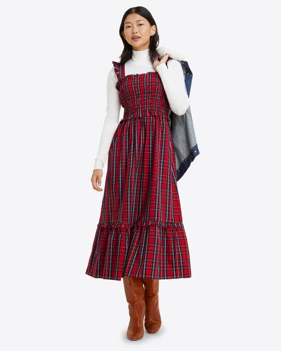 Kimberly Smocked Dress in Angie Plaid | Draper James (US)