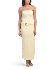 Strapless Dress With Hardware | TJ Maxx