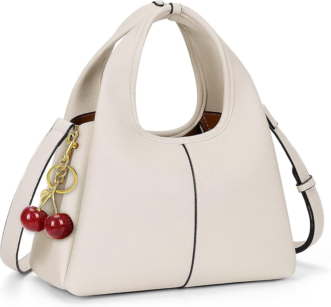 JQWSVE Crossbody Purse for Women Top-handle Handbags Satchel Bag Leather Tote Bag Hobo Crossbody ... | Amazon (US)