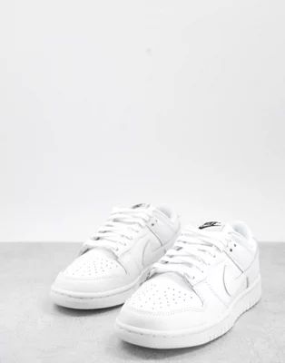 Nike Dunk Low trainers in white | ASOS (Global)