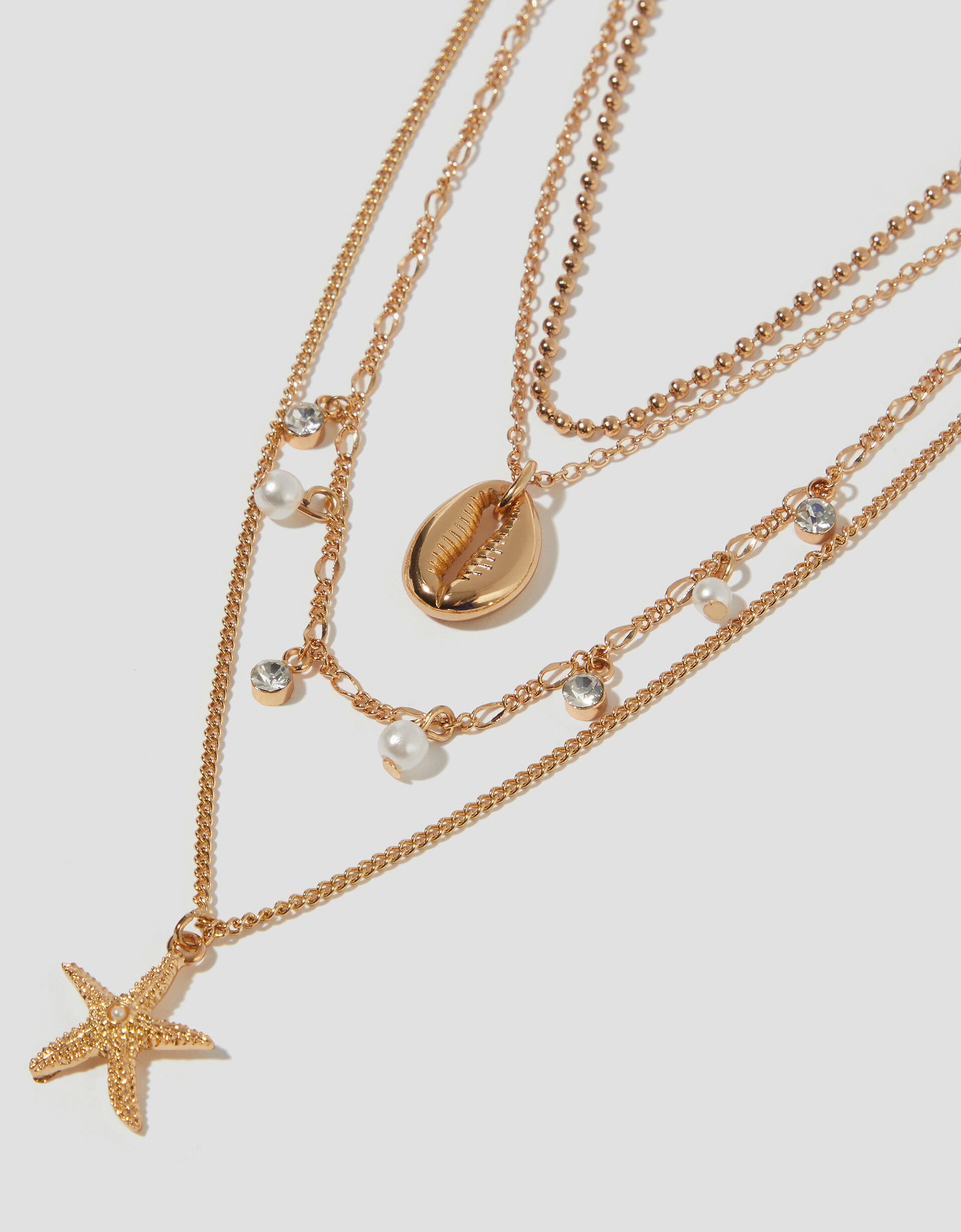 Sea Charm Layered Necklace | Monsoon (UK)