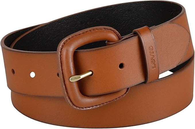 Levi's Women's Casual Wrapped Leather Buckle Jean Belt | Amazon (US)