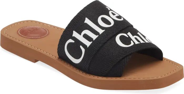 Woody Logo Slide Sandal (Women) | Nordstrom