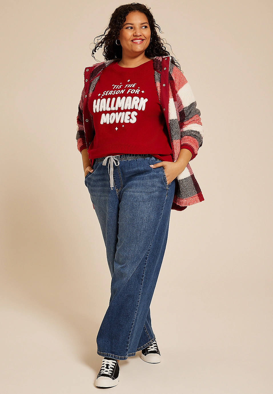 Plus Size Hallmark Movies Relaxed Fit Sweatshirt | Maurices