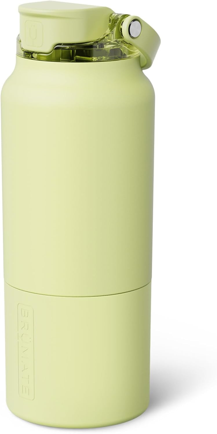 BrüMate Rise 35oz Water Bottle With 100% Leakproof Covered Silicone Straw | Insulated Stainless ... | Amazon (US)