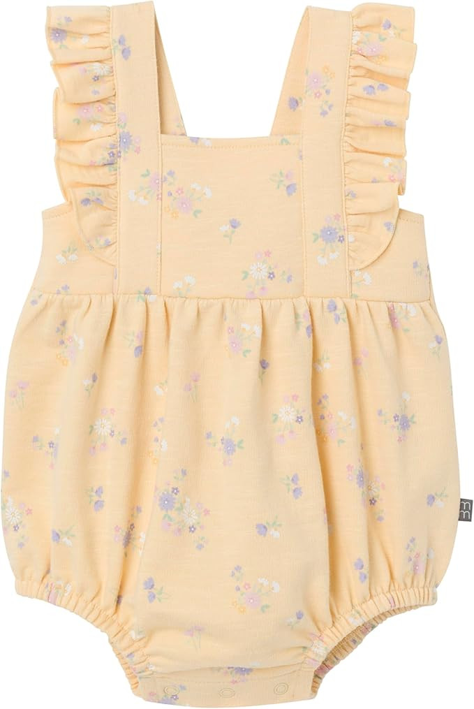 Modern Moments by Gerber Baby Girls' Sleeveless French Terry Romper | Amazon (US)