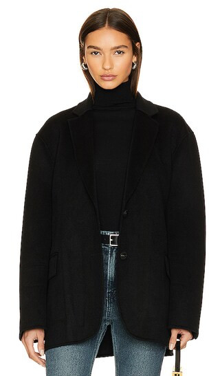 Ennis Blazer in Black | Revolve Clothing (Global)