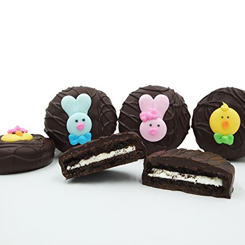 Philadelphia Candies Dark Chocolate Covered OREO® Cookies, Easter Faces Assortment 8 Ounce | Amazon (US)
