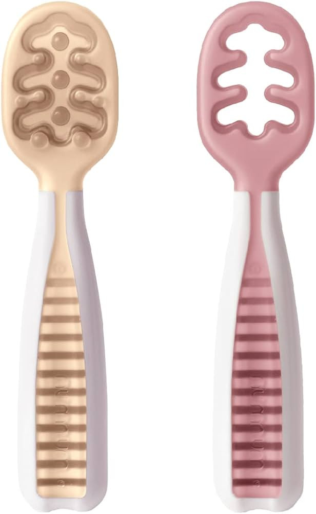 NumNum Baby Spoons Set, Pre-Spoon GOOtensils for Kids Aged 6+ Months - First Stage, Baby Led Wean... | Amazon (US)