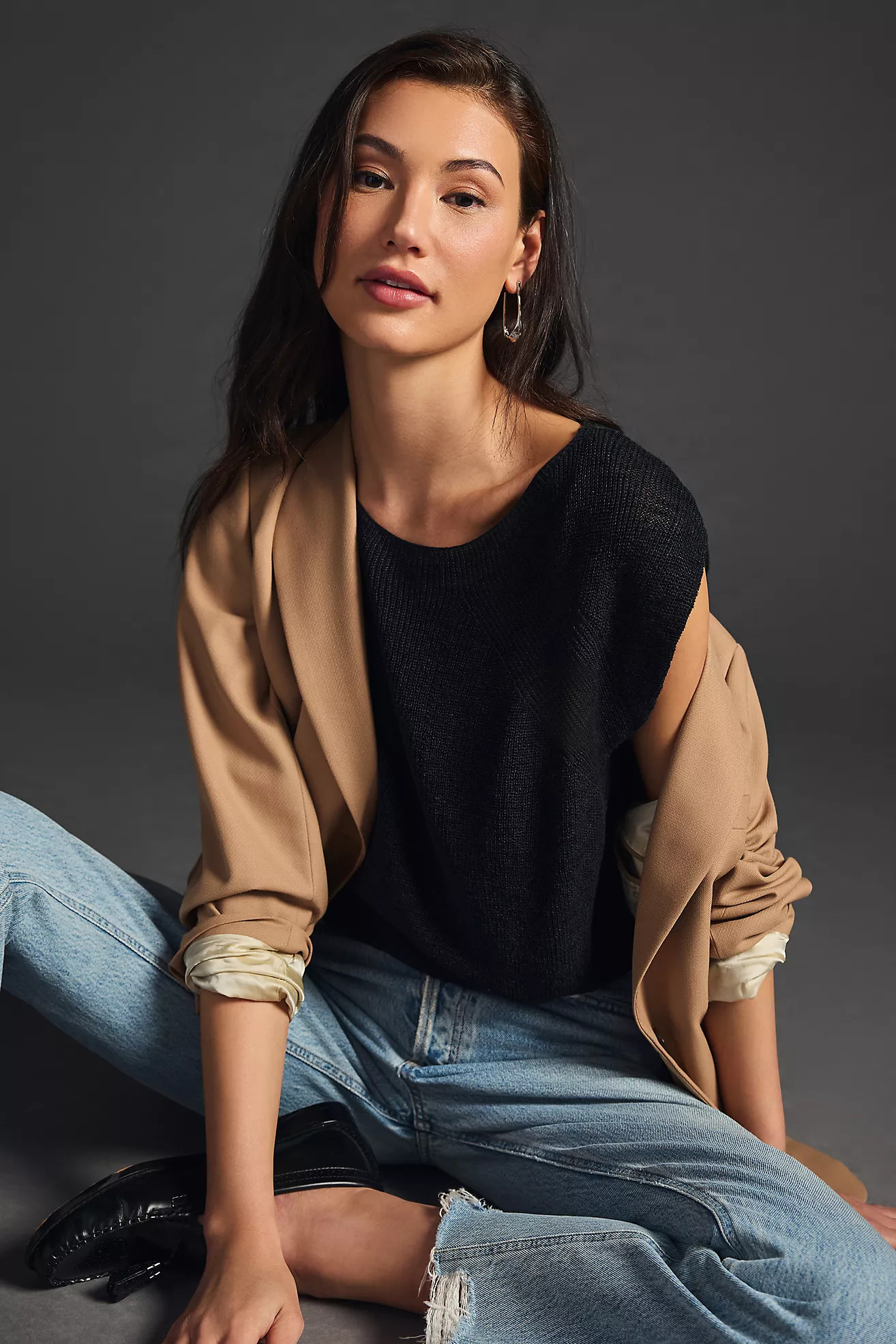 Maeve Lightweight Sweater Tee | Anthropologie (US)