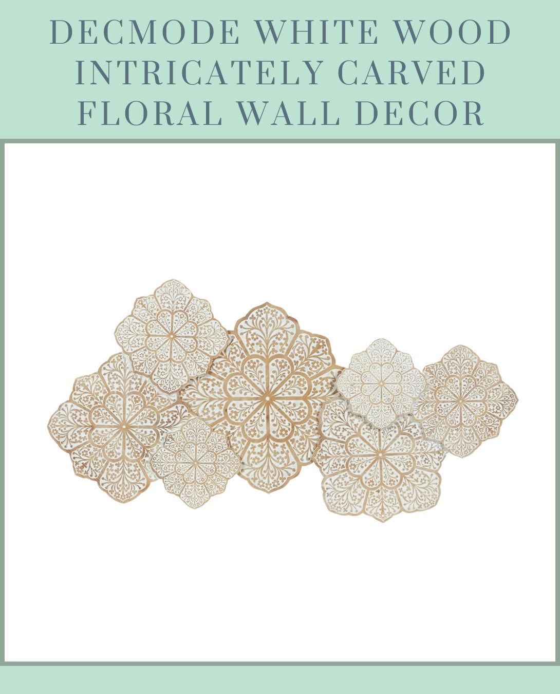 The **DecMode White Wood Intricately Carved Floral Wall Decor** from Walmart is a stunning piece that brings elegance and texture to any space. 🌿✨ With its delicate floral carvings and crisp white finish, this wall art adds a timeless, vintage-inspired touch to your home. Perfect for farmhouse, boho, or classic decor styles! #HomeDecor #WallArt #FloralDesign

#LTKFindsUnder100 #LTKHome