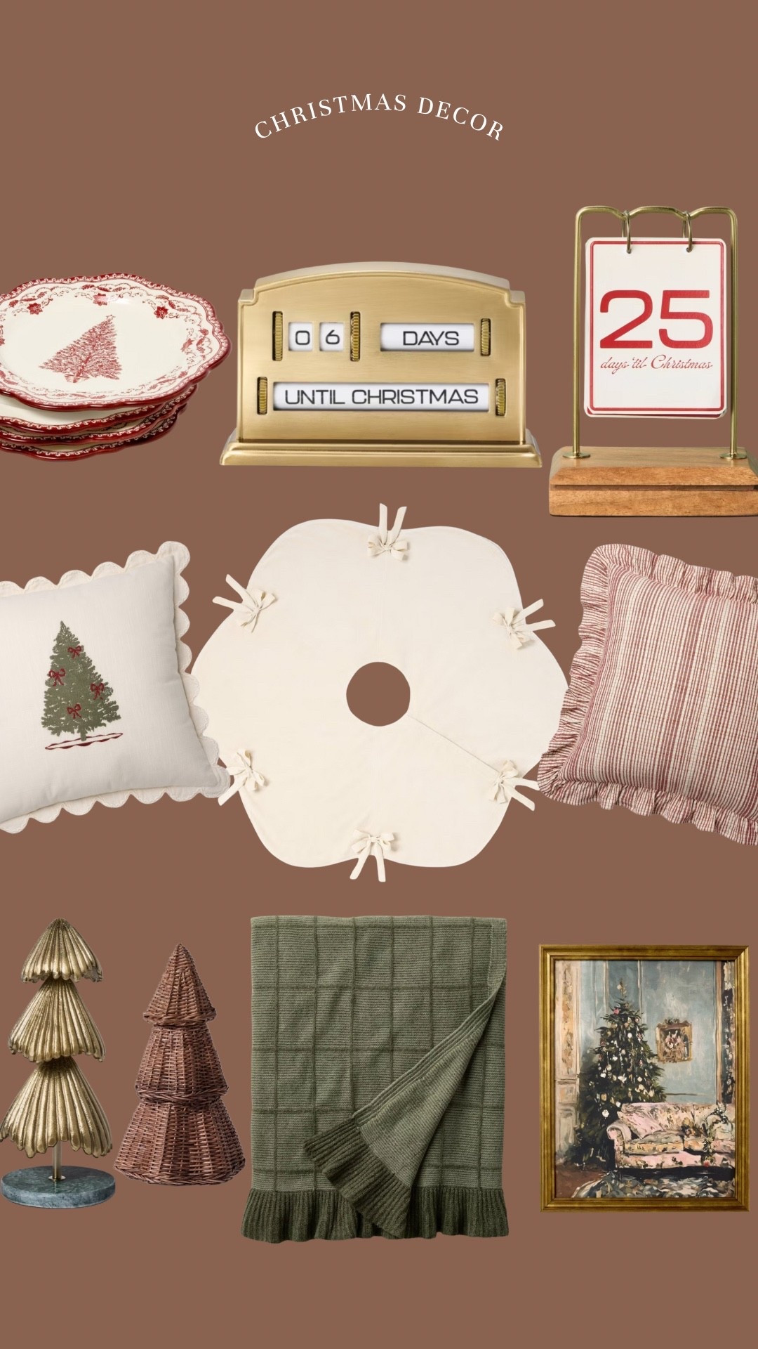 Christmas decorations in my cart!! 