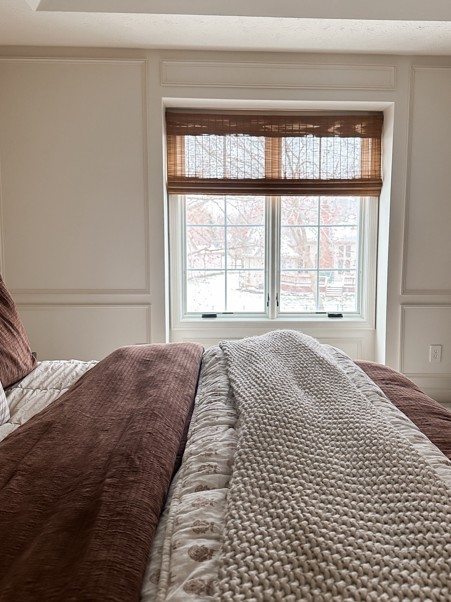 New bamboo shades for master bedroom

#LTKhome