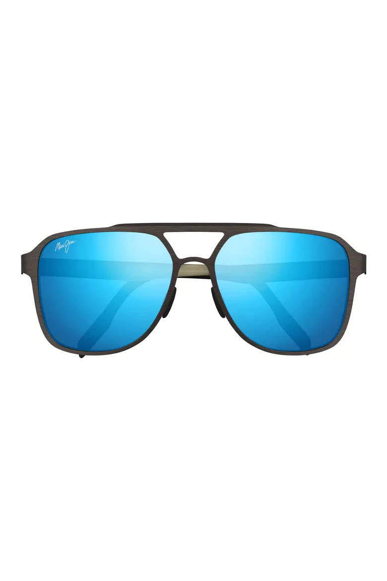 Blue Hawaii 59mm Polarized Aviator Sunglasses (Men) | Nordstrom | Nordstrom