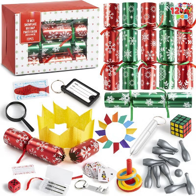 Joyfy 12-Pack Christmas Party Favors Non-Snap - Snowflake Sets Holiday Surprise Gifts for Kids & Adults | Target