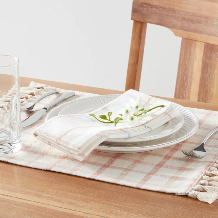 2pk Cotton Plaid Napkins - Threshold™ | Target