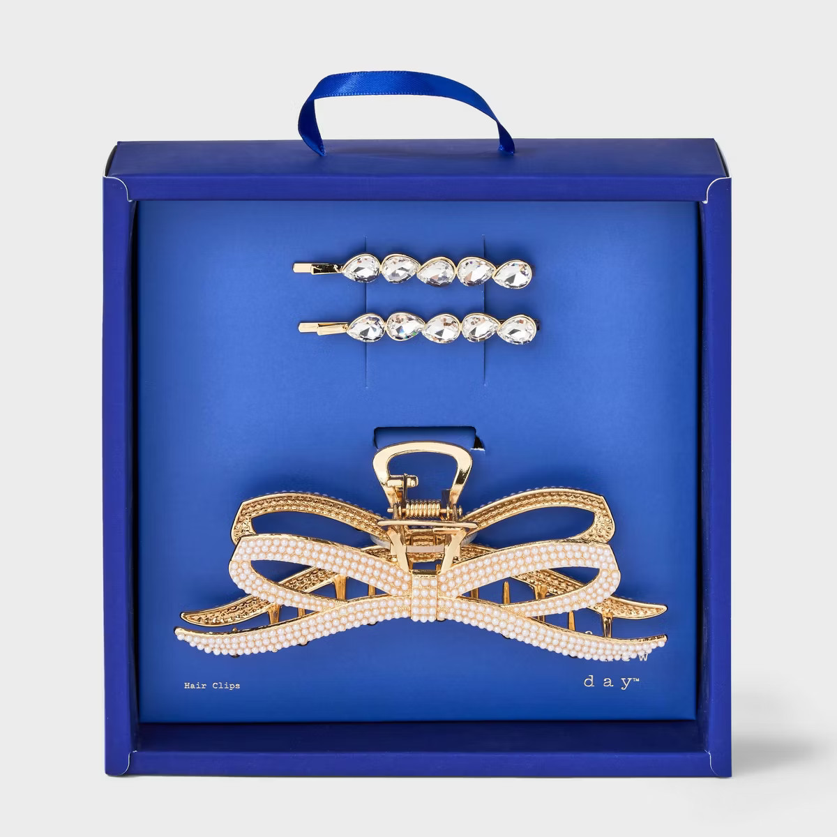 Pearl Claw Hair Clip and Barrette Set 3pc - A New Day™ Gold | Target