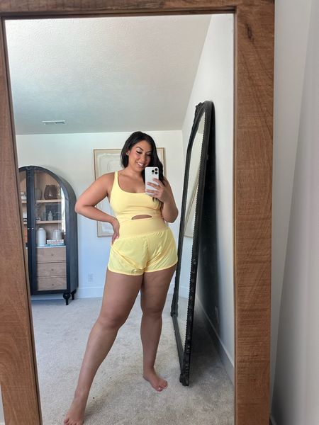 Midsize activewear from free people! Wearing an XL in this yellow romper!

#LTKFitness #LTKMidsize #LTKActive