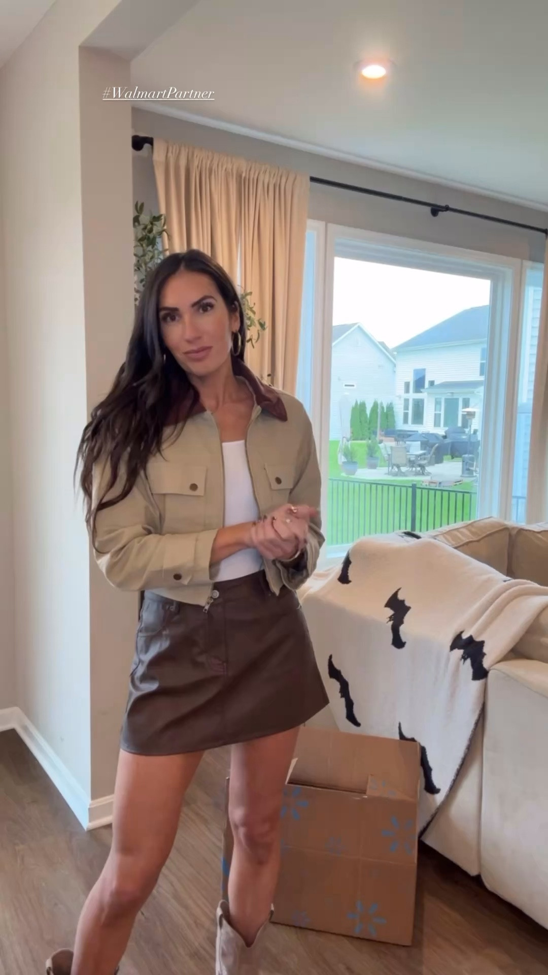 New Walmart haul & it’s so good 🤎
Barn jacket only $19, wearing size small
Skirt wearing small but it runs big! 
Obsessed with these boots! So comfortable & gotgeous!! 
#WalmartPartner 
#WalmartFashion
@walmartfashion 


#LTKStyleTip #LTKSeasonal #LTKFindsUnder50