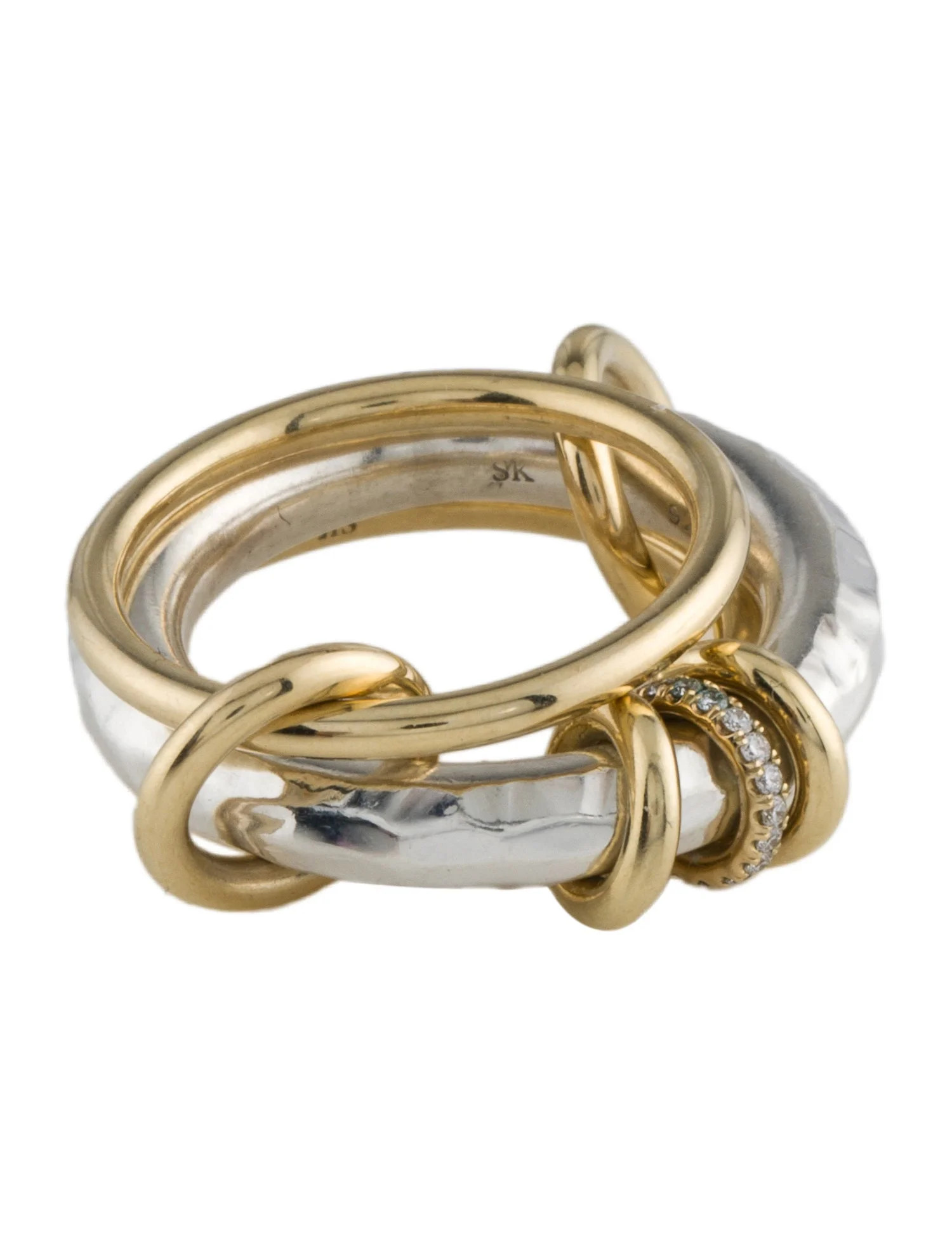 Diamond Gemini SG Vulcan Stack Ring | The RealReal