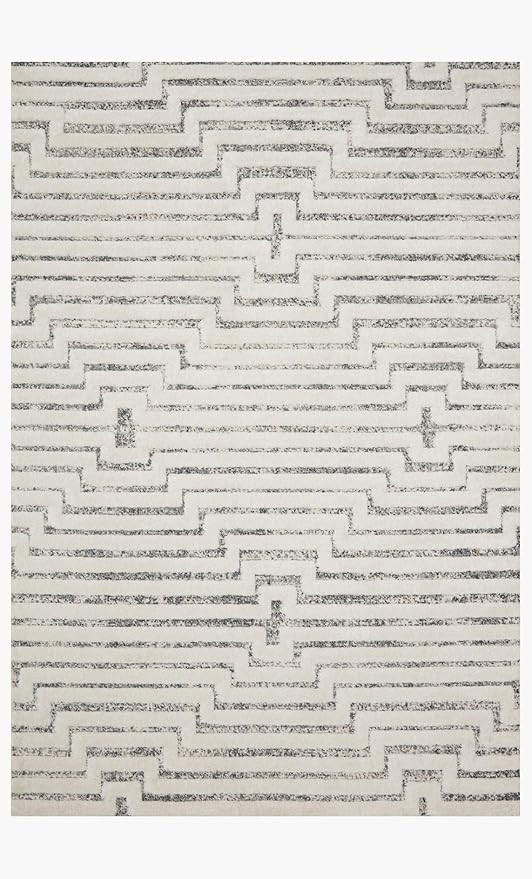 Loloi II Hagen Collection HAG-03 White/Sky 5'-3" x 7'-8" Area Rug | Amazon (US)