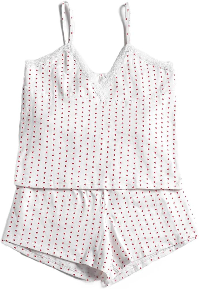 Sexy Two Piece Outfits for Women Summer Clothes Tank Top Camis and Shorts Bottoms Sleepwear Women... | Amazon (US)