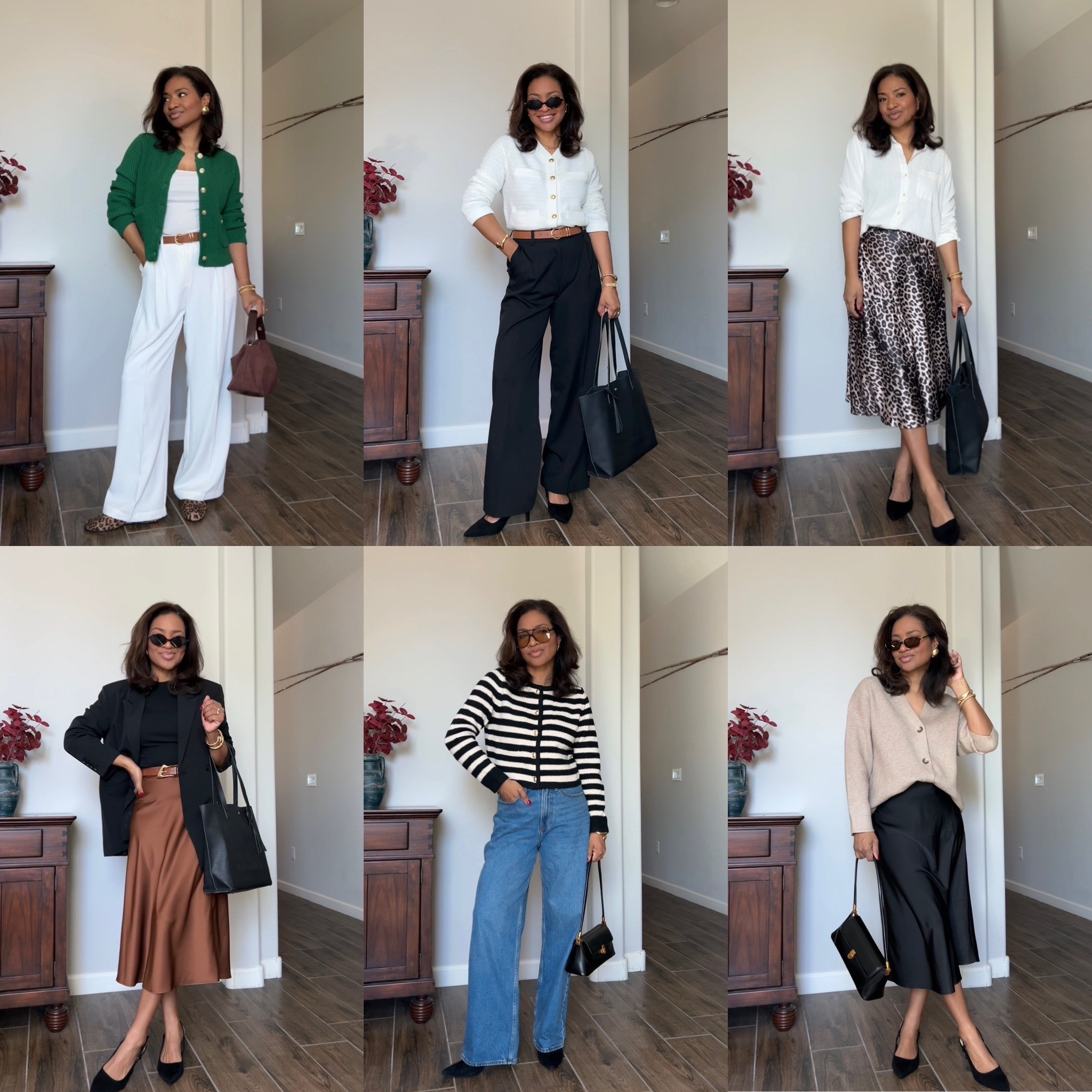 Linking similar items in case things are OOS since a lot of what I’m wearing is a couple of years old  My blazers are all a size small since they are already oversized. My white button-down is a medium. My cardigans are a small. I’m linking similar jeans but my normal jean size is a size 27 regular. My white pants are a size 27 regular. My black pants are a size small or 4. My skirts are all a size small.  

#ltkgrwm #ltkootd #ltkworkwear
