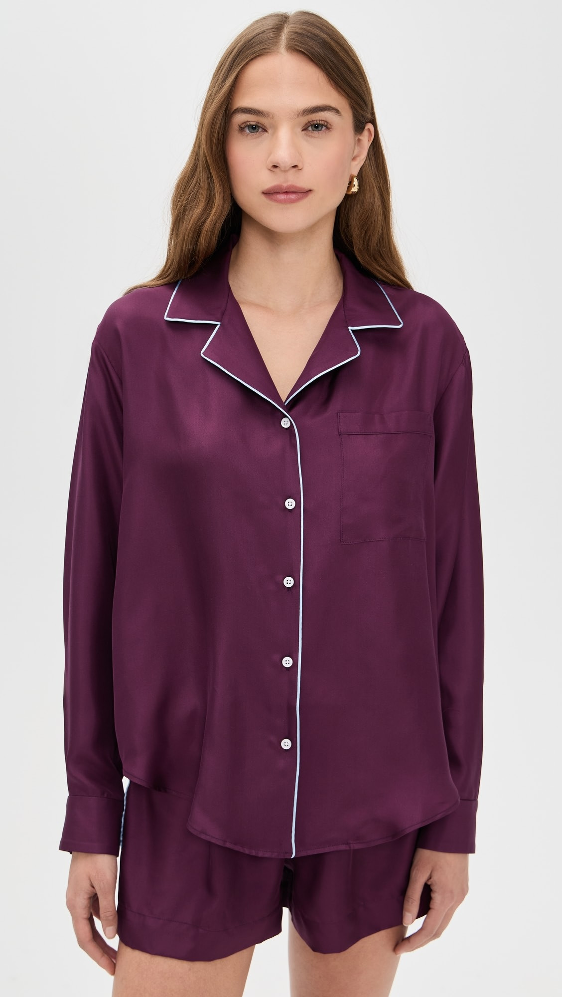 Notched Collar Shirt | Shopbop