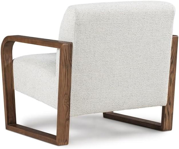 Kosas Home Lexington Upholstered Modern Fabric Accent Chair in Oatmeal | Amazon (US)