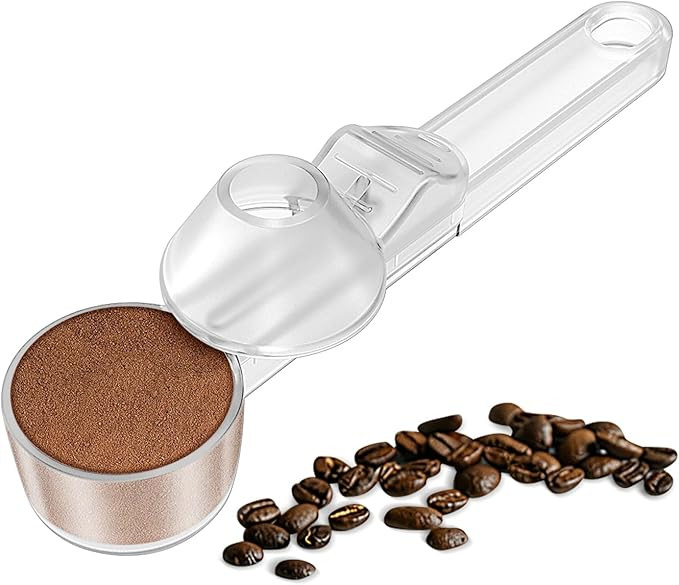 Coffee Scoop & Funnel for Reusable K Cup Refillable Coffee Pods, Coffee Measuring Spoon 2 Tablesp... | Amazon (US)