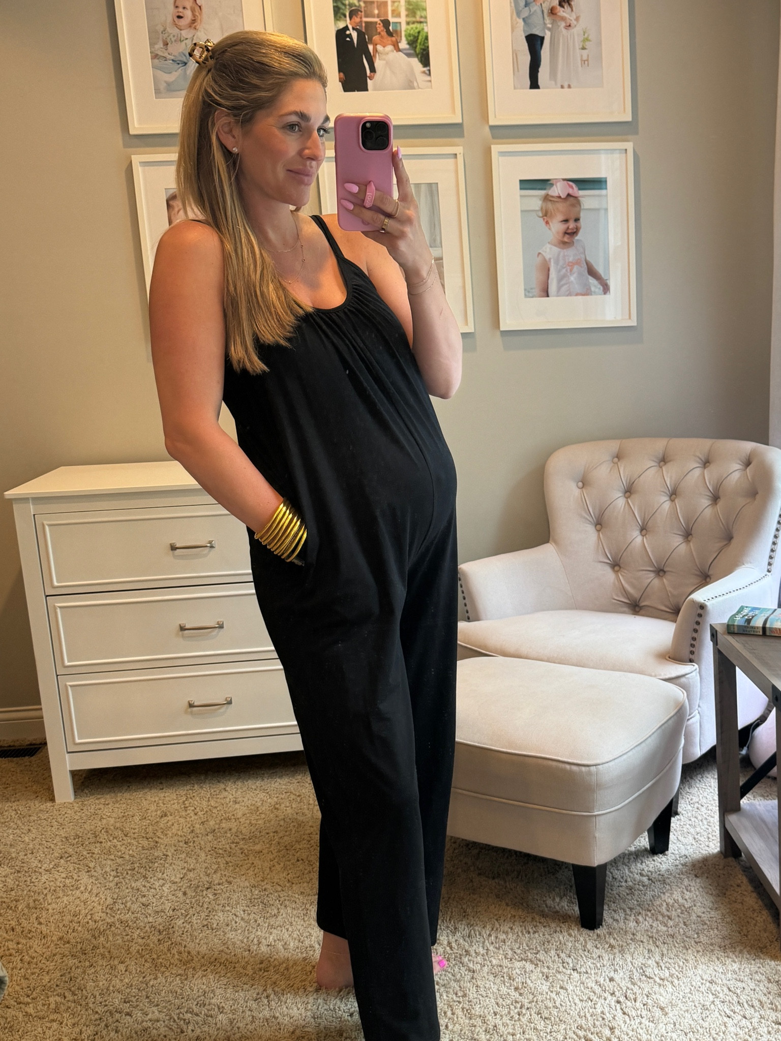 $20 non maternity jumpsuit for the win!!!! Comes in 10 colors too! I’m in a M 

#LTKSeasonal #LTKBump #LTKStyleTip