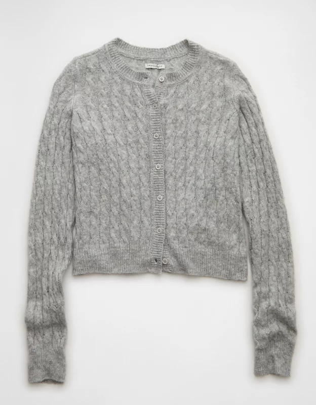 AE Whoa So Soft Button-Front Cardigan | American Eagle Outfitters (US & CA)
