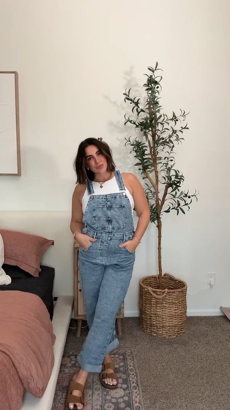 The greatest denim overalls! Size medium (they run big) top is size L. Spring mom outfit, mom style. 




#LTKmidsize #LTKSeasonal #LTKstyletip
