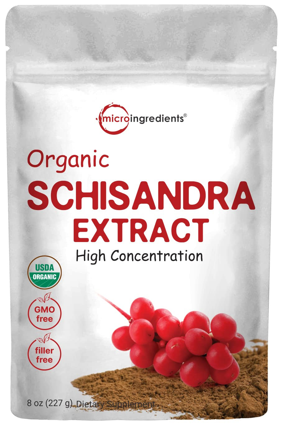 Organic Schisandra Extract Powder, 8 Ounce, Traditional Adaptogen and Filler Free, Pure Schisandr... | Amazon (US)