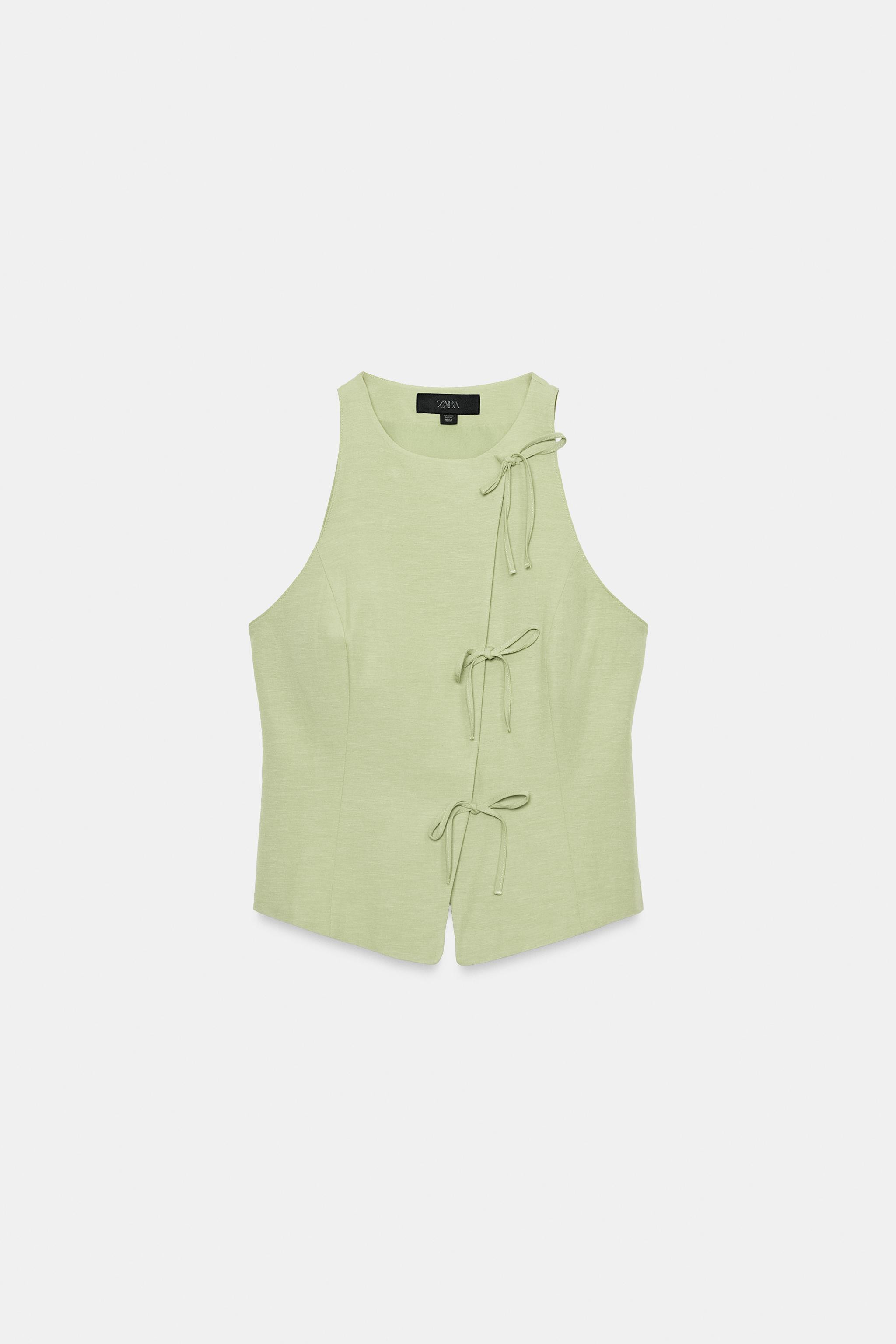 TIED HALTER TOP | Zara US