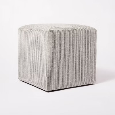 Lynwood Square Upholstered Cube Ottoman - Threshold™ designed with Studio McGee | Target