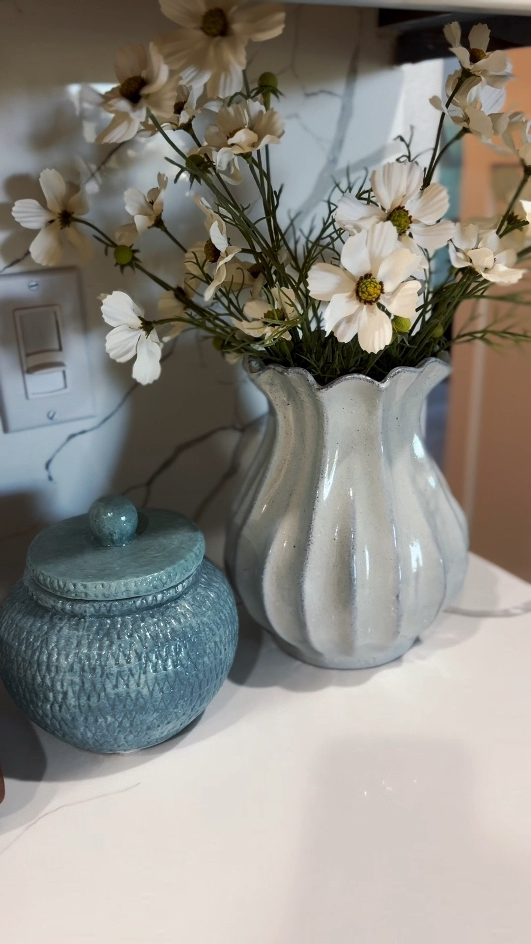 That sea green just elevates everything. Woven texture + soft shapes = the perfect styling moment.

#LTKHome