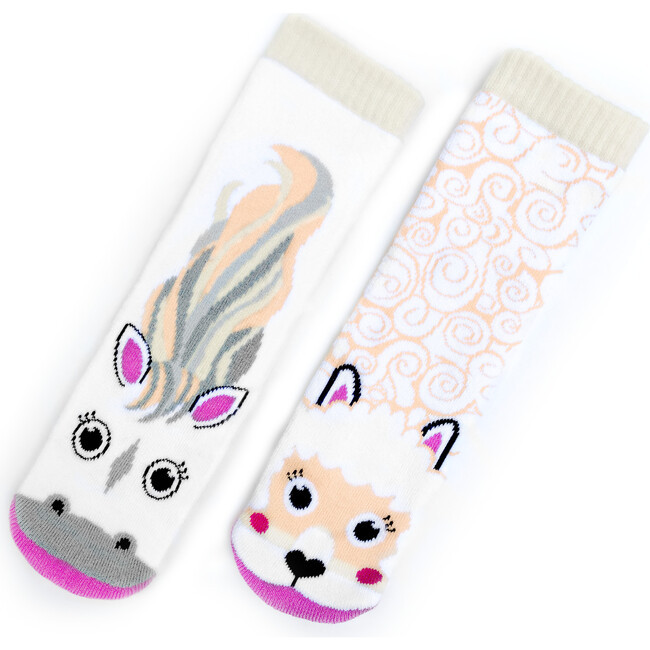 Horse & Alpaca, Mismatched Socks Set | Maisonette