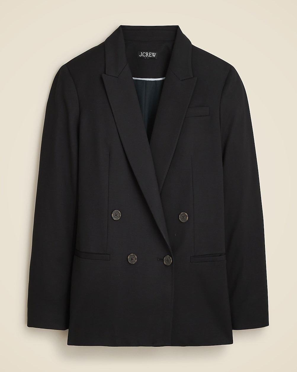Relaxed double-breasted blazer in city twill | J. Crew US
